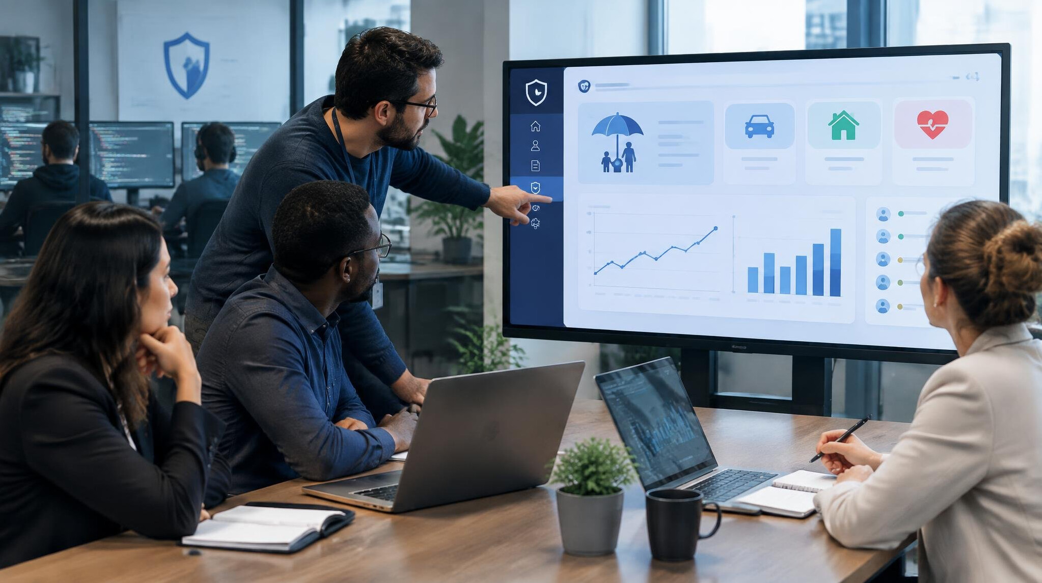 custom insurance software interface